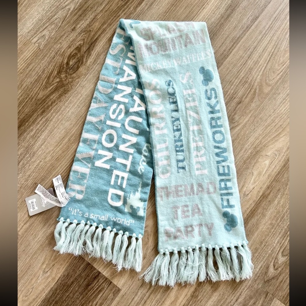 Disney Arendelle Agua Scarf Double Sided My Happy Place Splash Mountain